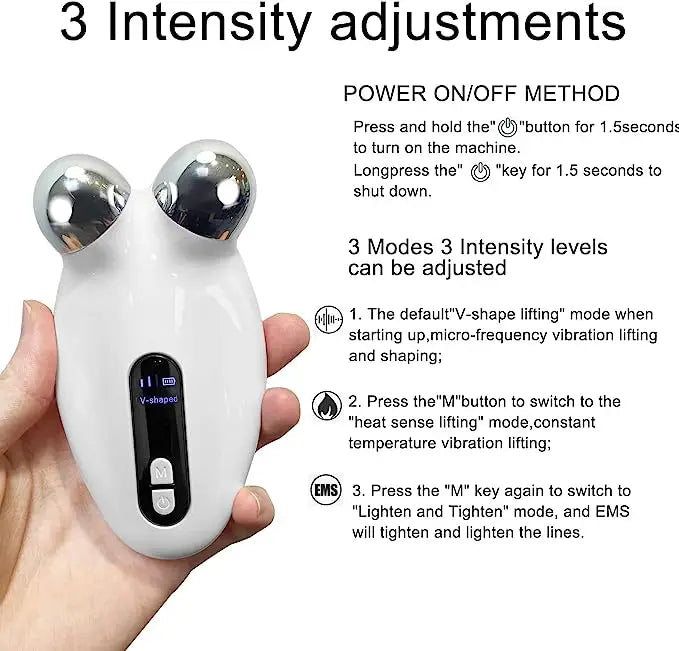 Mini Microcurrent Face Lift Device Roller,Lift The face and Tighten The Skin, Wrinkle Remover Toning skin care & tools(facial)