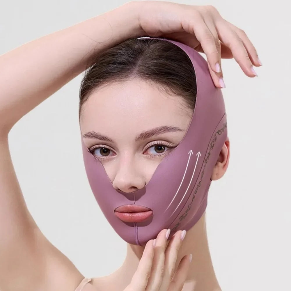 Upgraded Face Slimming Bandage V Line Face Shaper Chin Cheek Lifting Belt Anti Wrinkle Band Facial Massage Strap Skin Care Tools