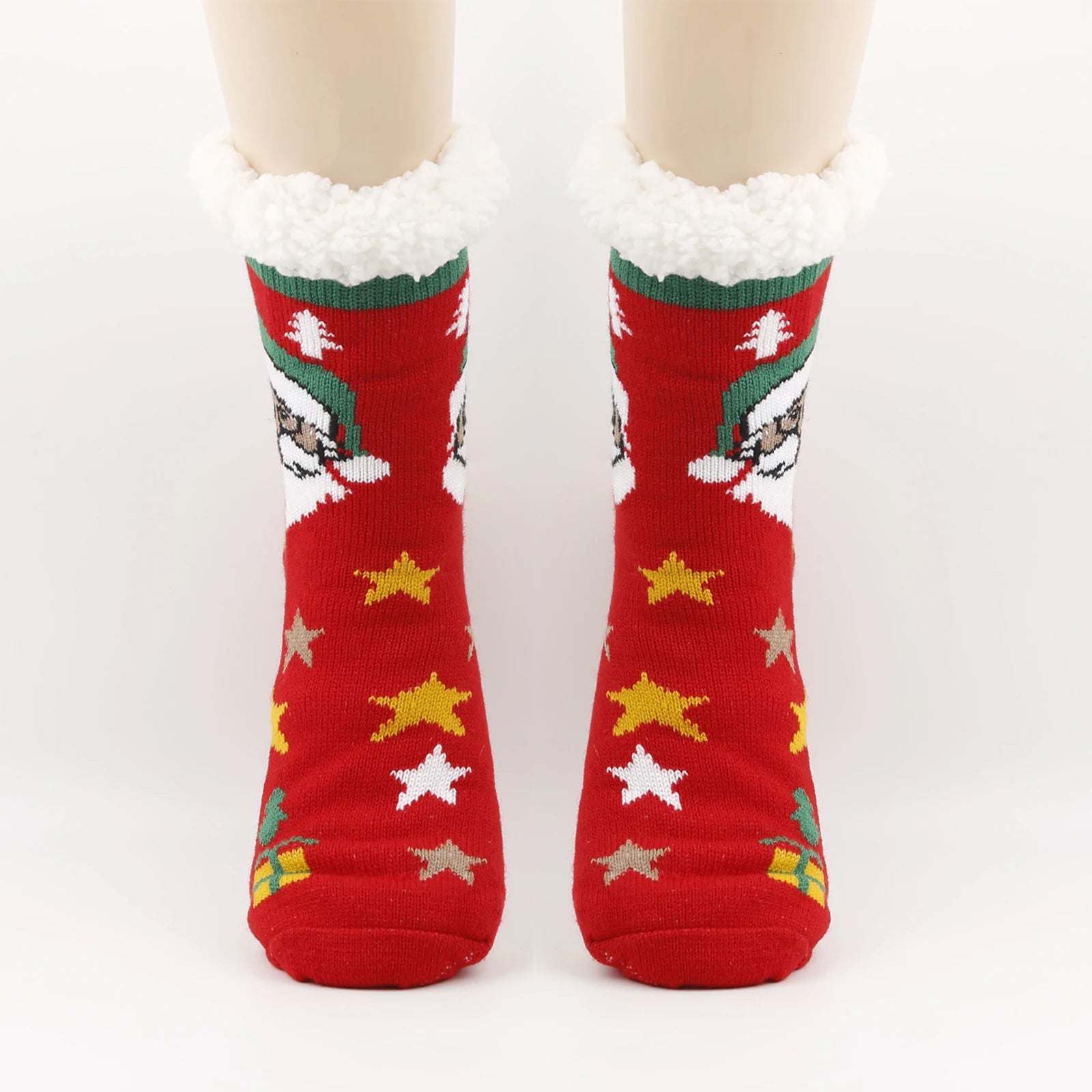 Women'S Christmas Socks Floor Socks Snow Boots Thickened Fleece Home Sleep Socks Carpet Sock Covers Winter Warm Socks Women