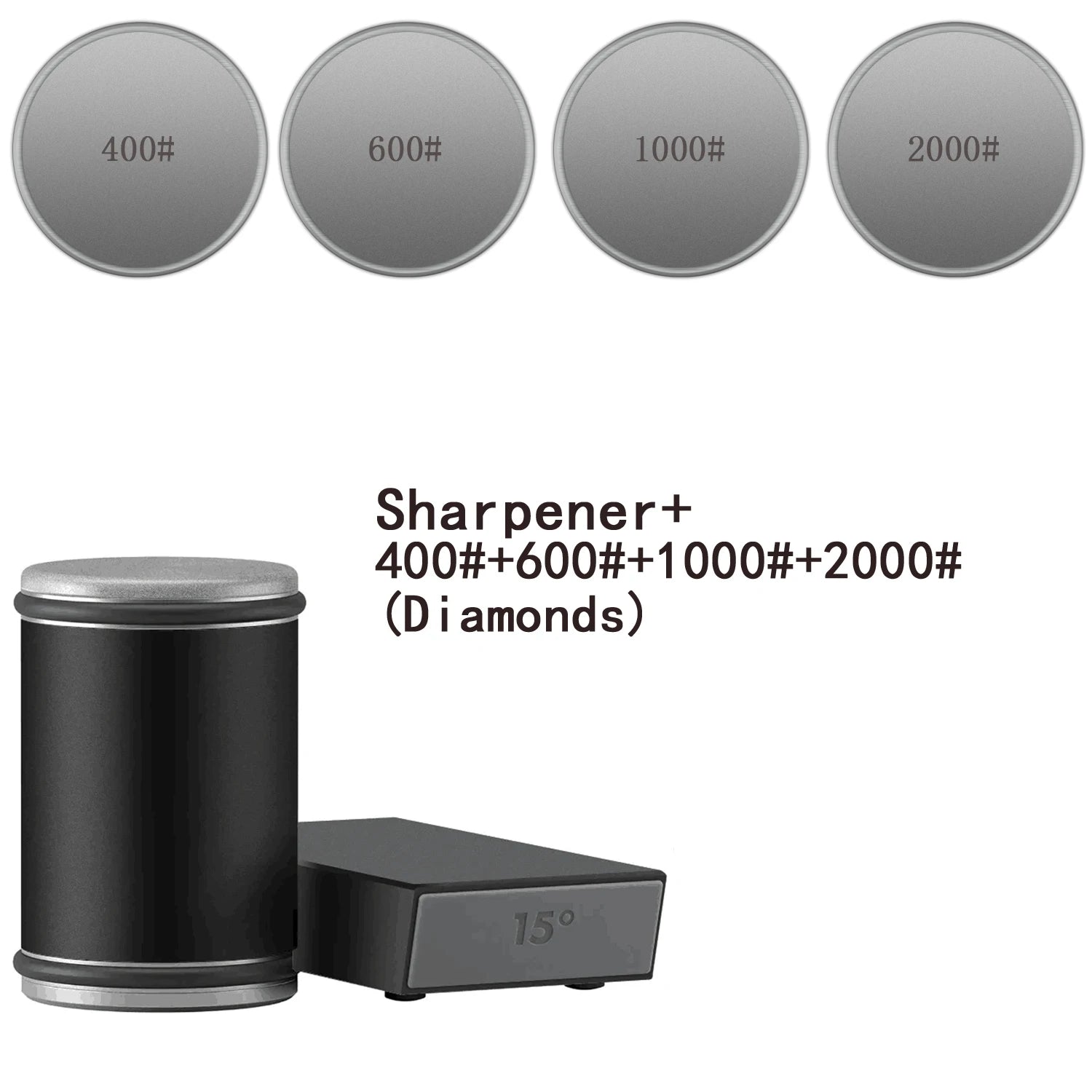 Rolling Knife Sharpener with Magnetic Holder