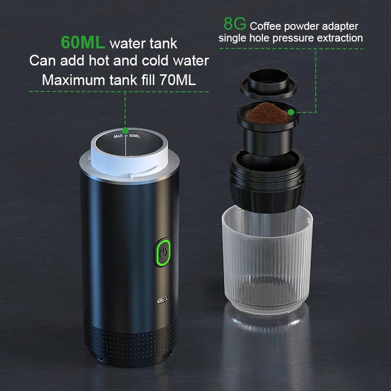 Wireless Portable Espresso Coffee Maker