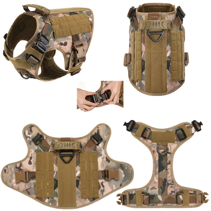 K9 Tactical Dog Harness Set
