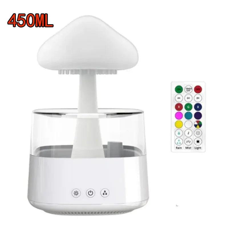 Cloud & Raindrop LED Aromatherapy Humidifier
