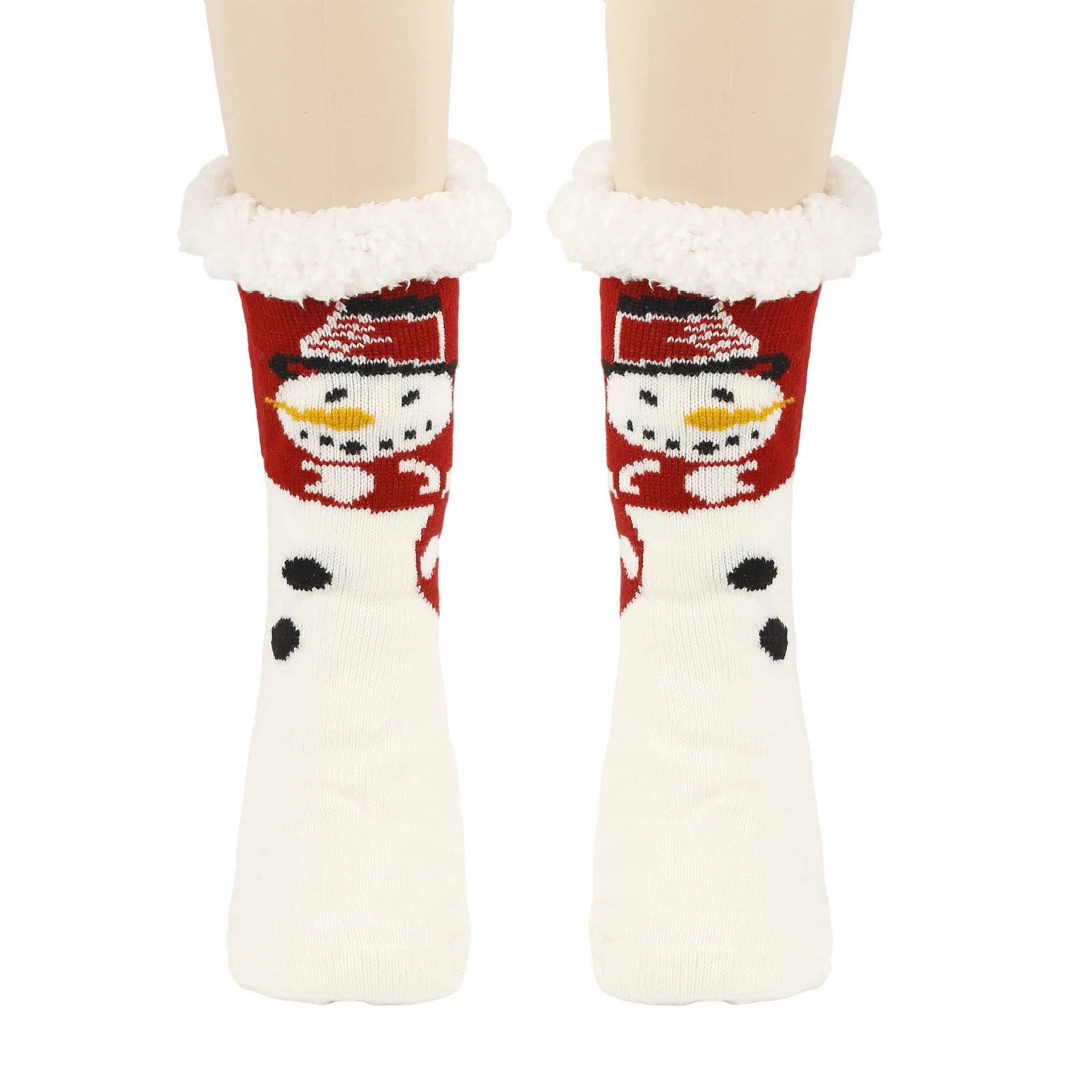 Women'S Christmas Socks Floor Socks Snow Boots Thickened Fleece Home Sleep Socks Carpet Sock Covers Winter Warm Socks Women