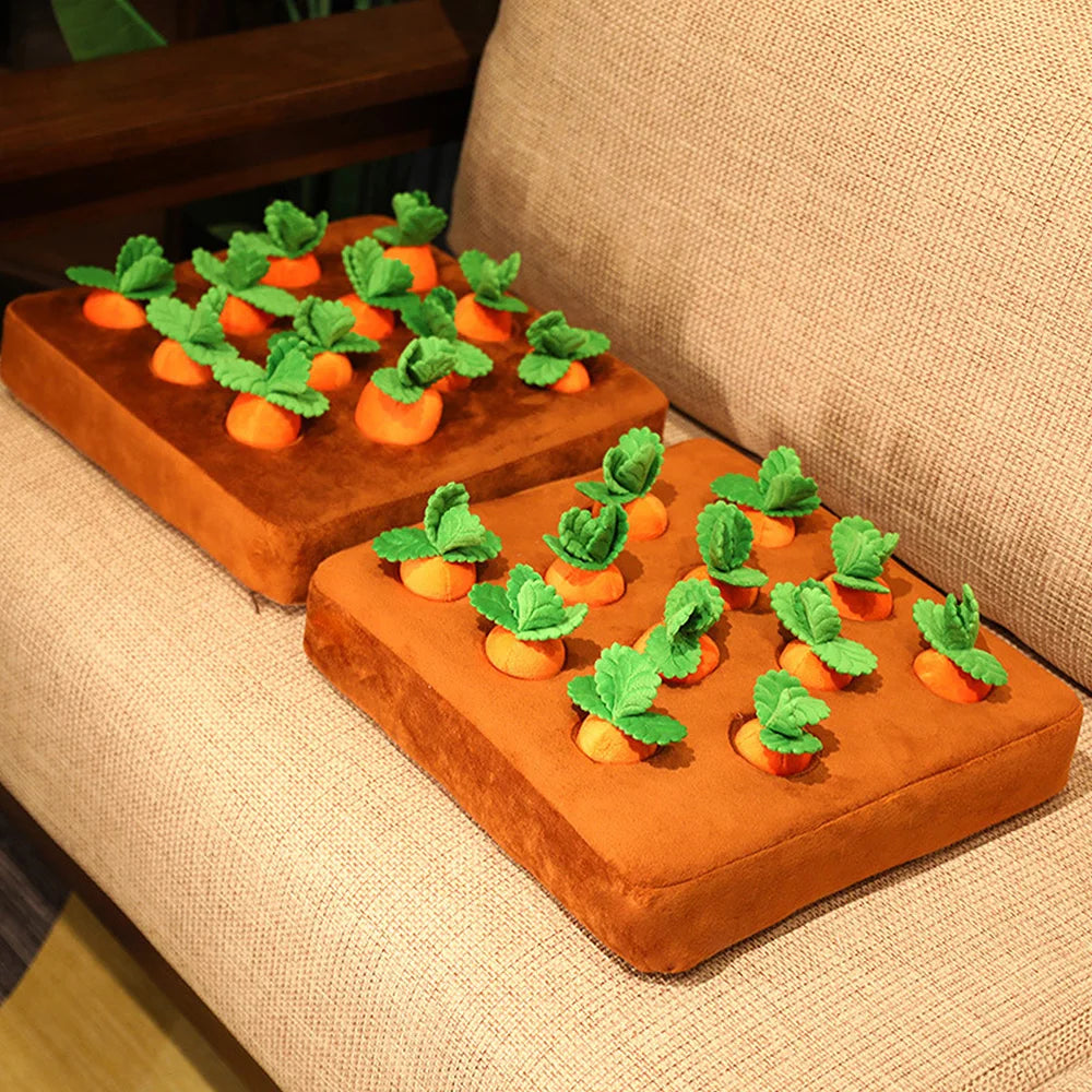 Plush Carrot Dog Puzzle Toys