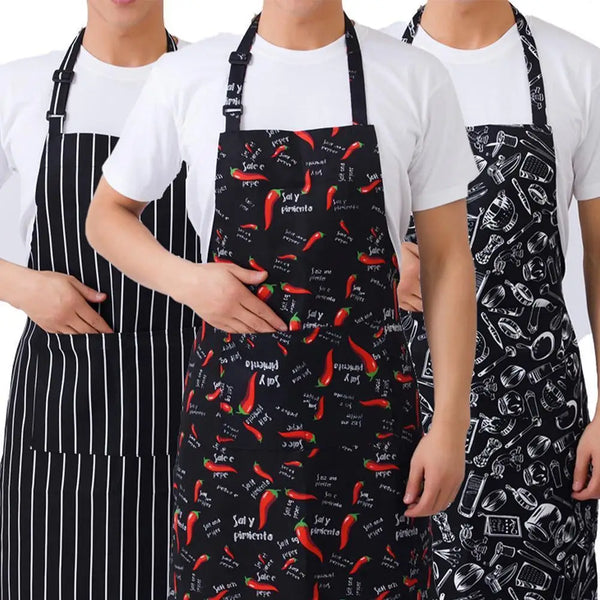 Chef Halterneck Apron with Pockets