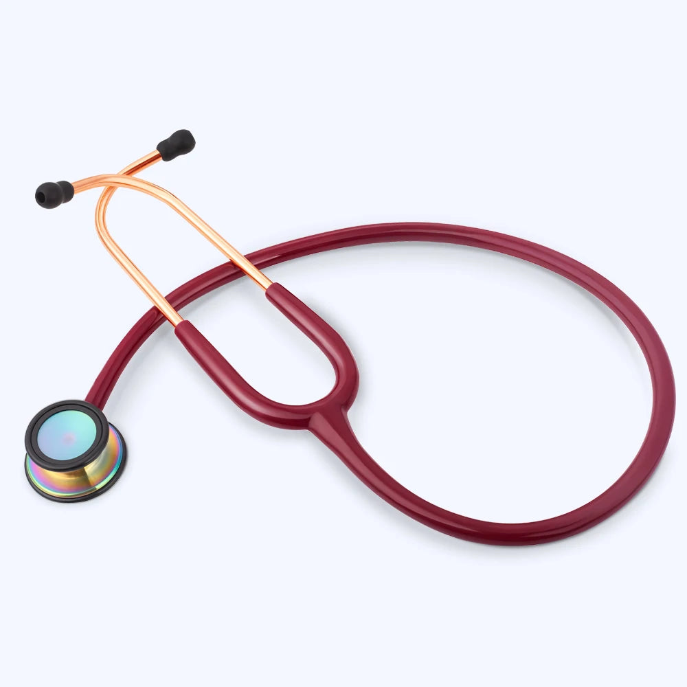 Double sided Medical Stethoscope Professional Heart Lung Cardiology Double Head Stethoscope Nurse Student Vet Medical Equipment