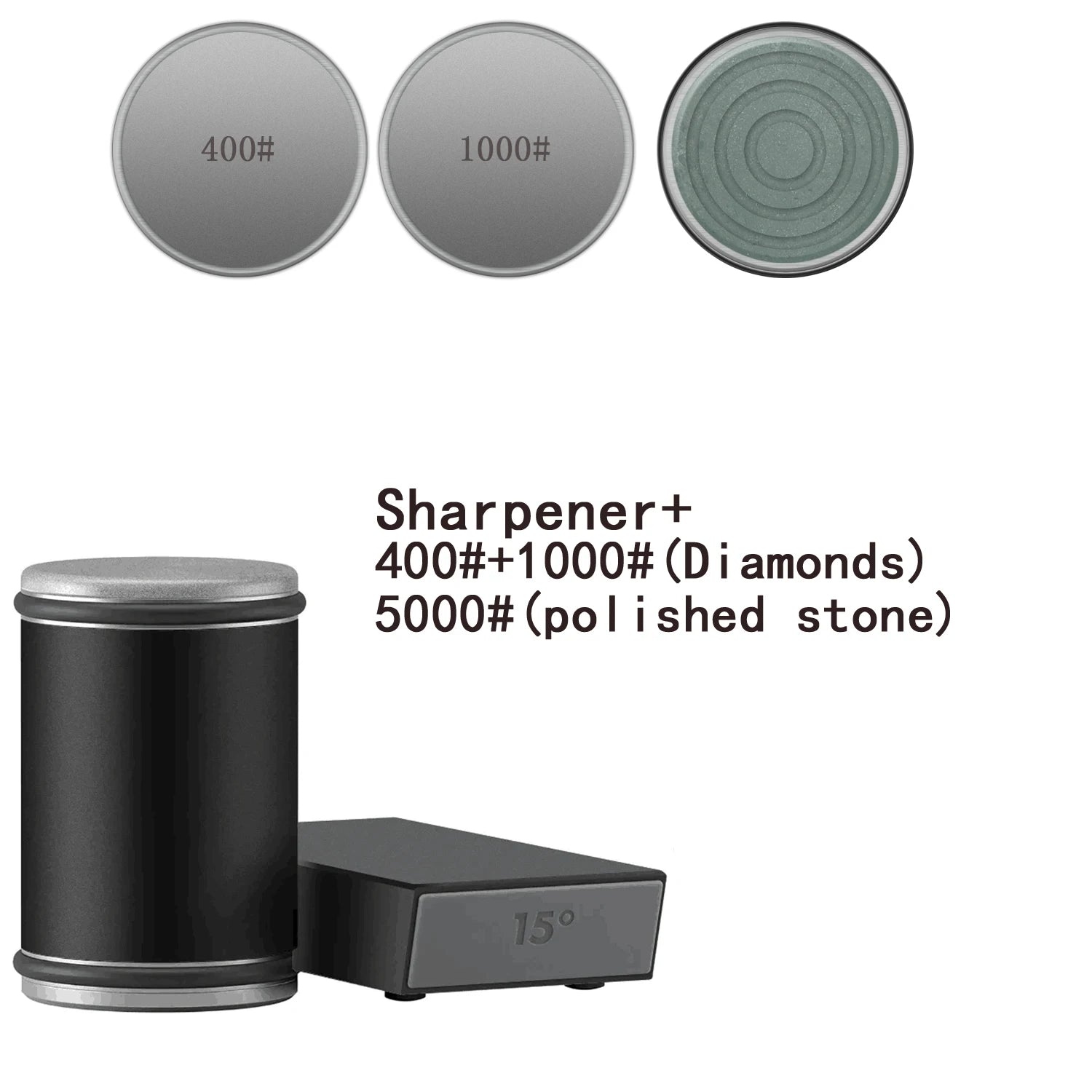 Rolling Knife Sharpener with Magnetic Holder