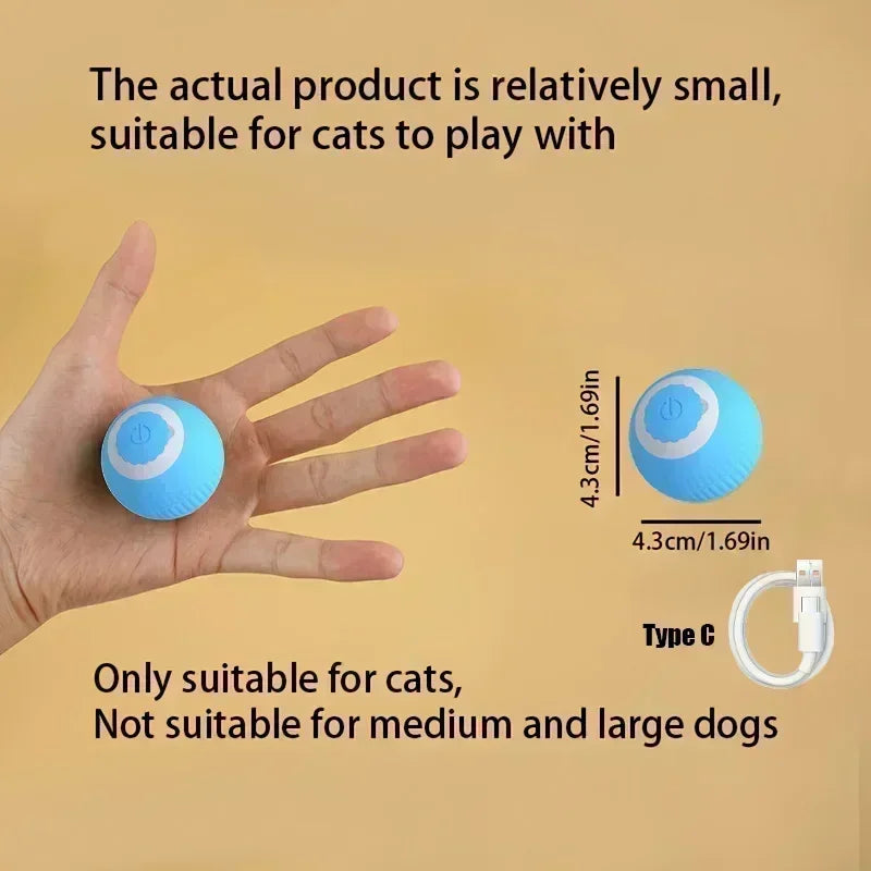 Interactive Cat Rolling Ball Toy