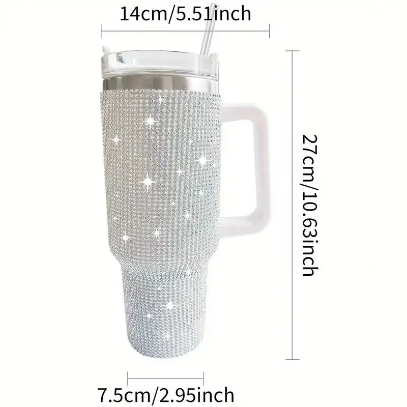 Sparkling Studded 40oz Insulated Tumbler