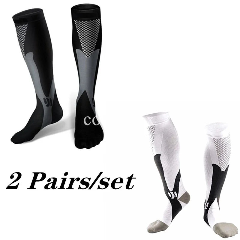 Compression Socks Knee High 2-4 Pairs