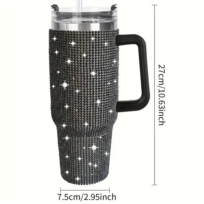 Sparkling Studded 40oz Insulated Tumbler