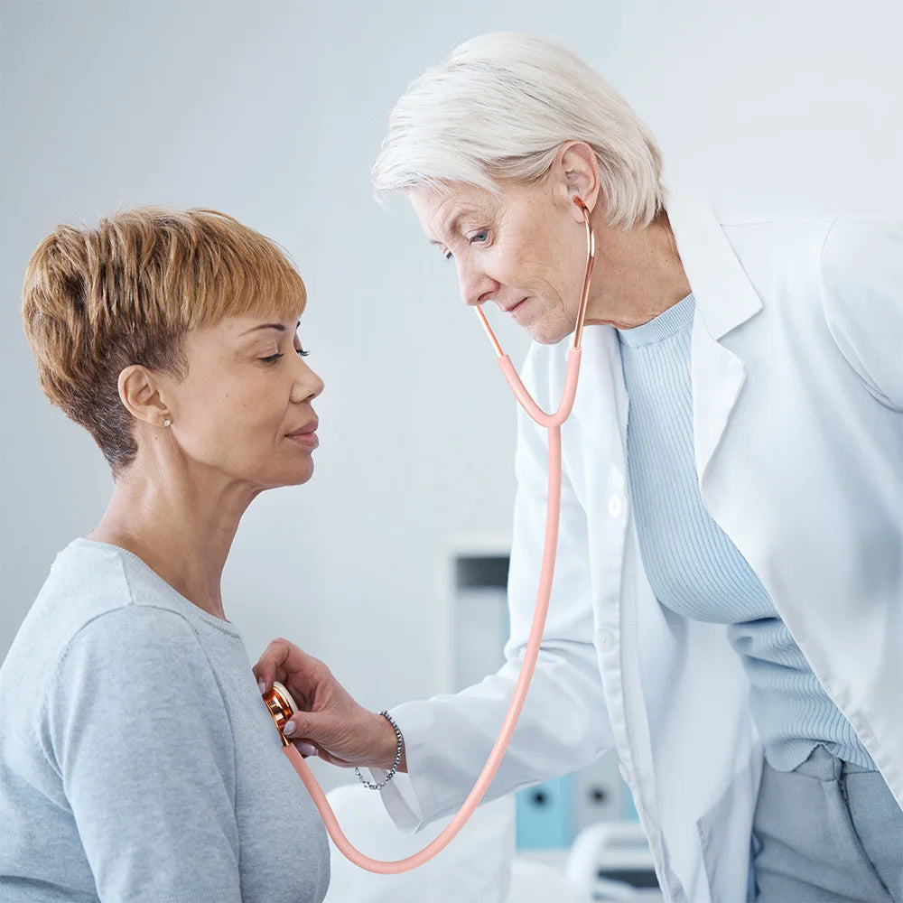 Medical Professional Double Sided Stethoscope Portable Doctor Stethoscope Cardiology Stethoscope Medical Equipment Nurse Vet