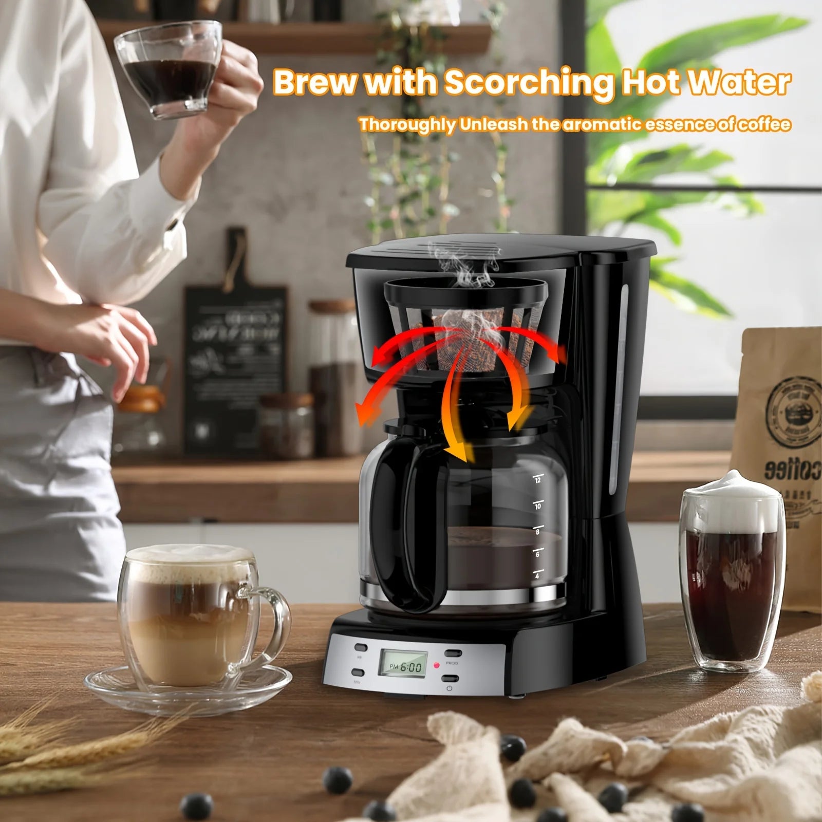 VAVSEA Programmable Coffee Maker