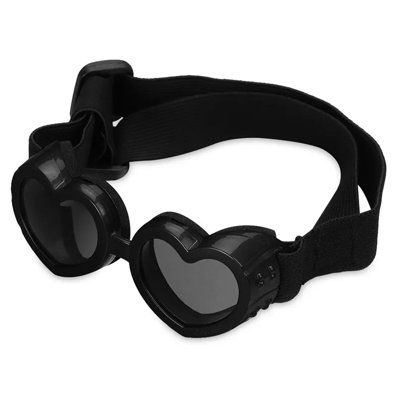 Heart-Shaped Dog Goggles | UV Protection