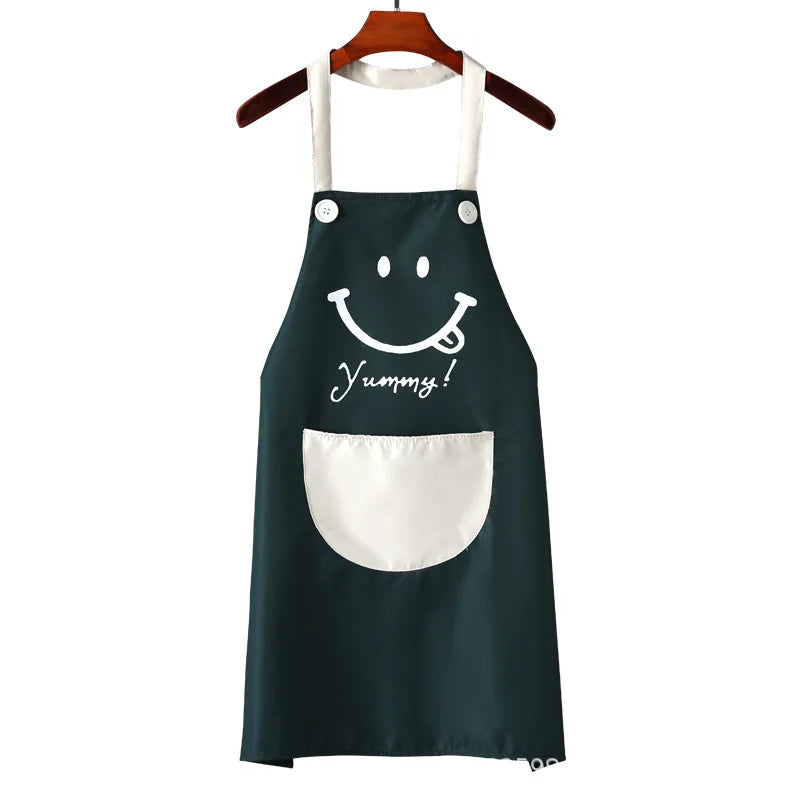 Smile Waterproof Kitchen Apron