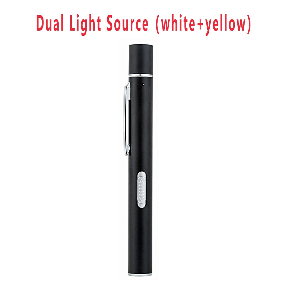 USB Rechargeable Medical Handy Pen Light Mini Nursing Flashlight LED Torch Lamp With Clip Pocket Led Flashlight LED Pocket Torch