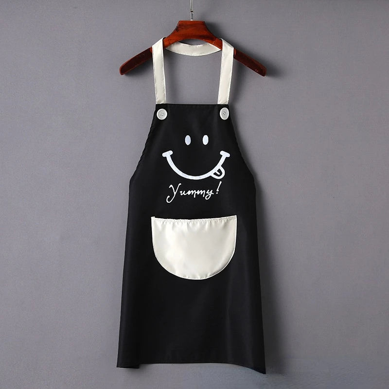 Smile Waterproof Kitchen Apron