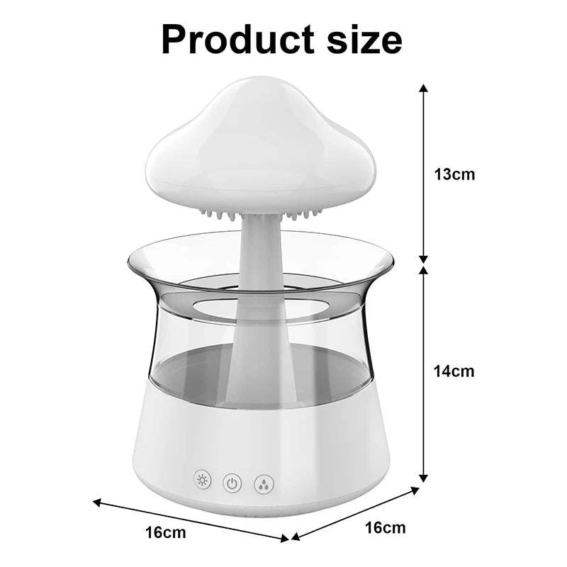 Rain Cloud Aroma Humidifier with Night Light
