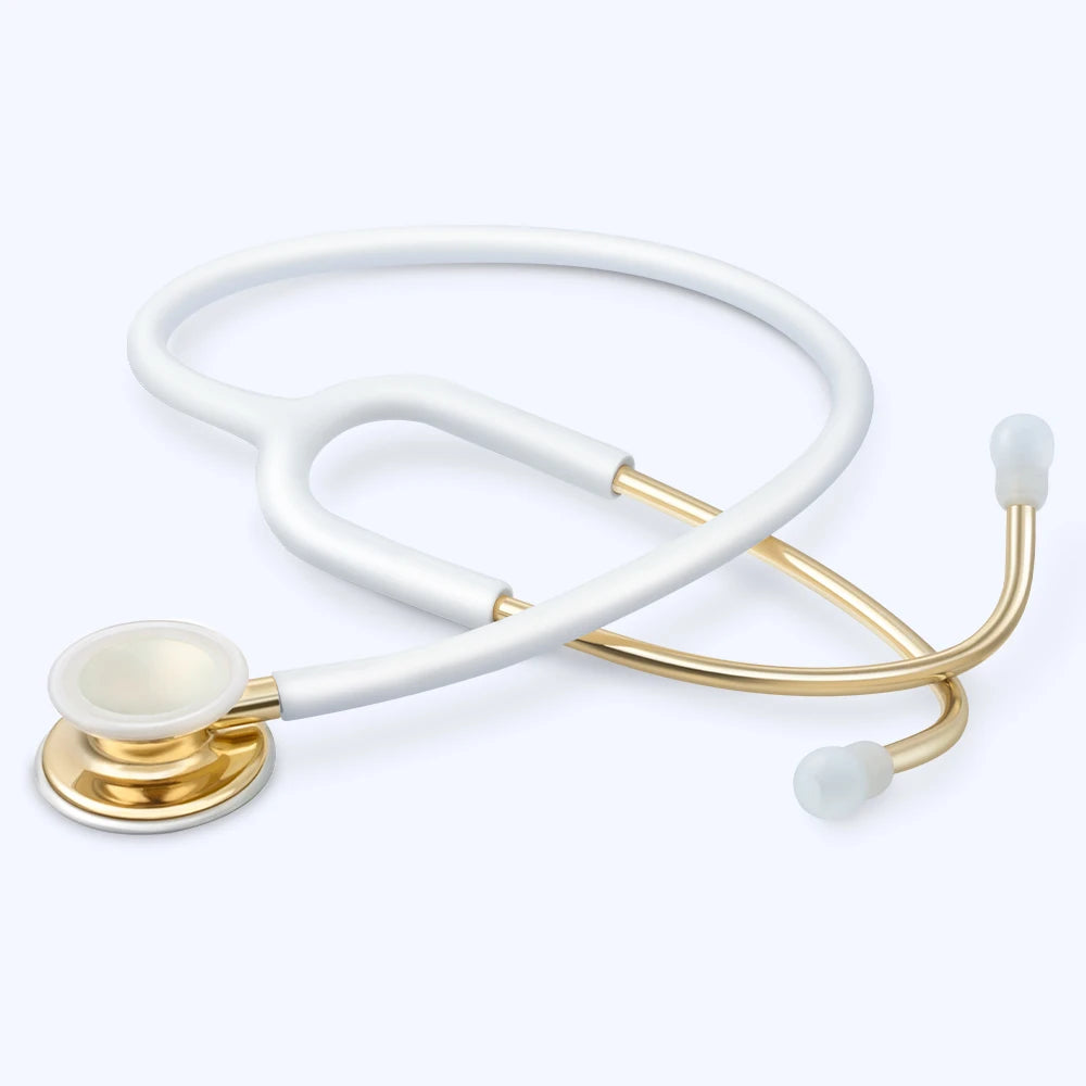 Medical Double sided Stethoscope Medical Equipment Professional Heart Lung Cardiology Double Head Stethoscope Nurse Student Vet