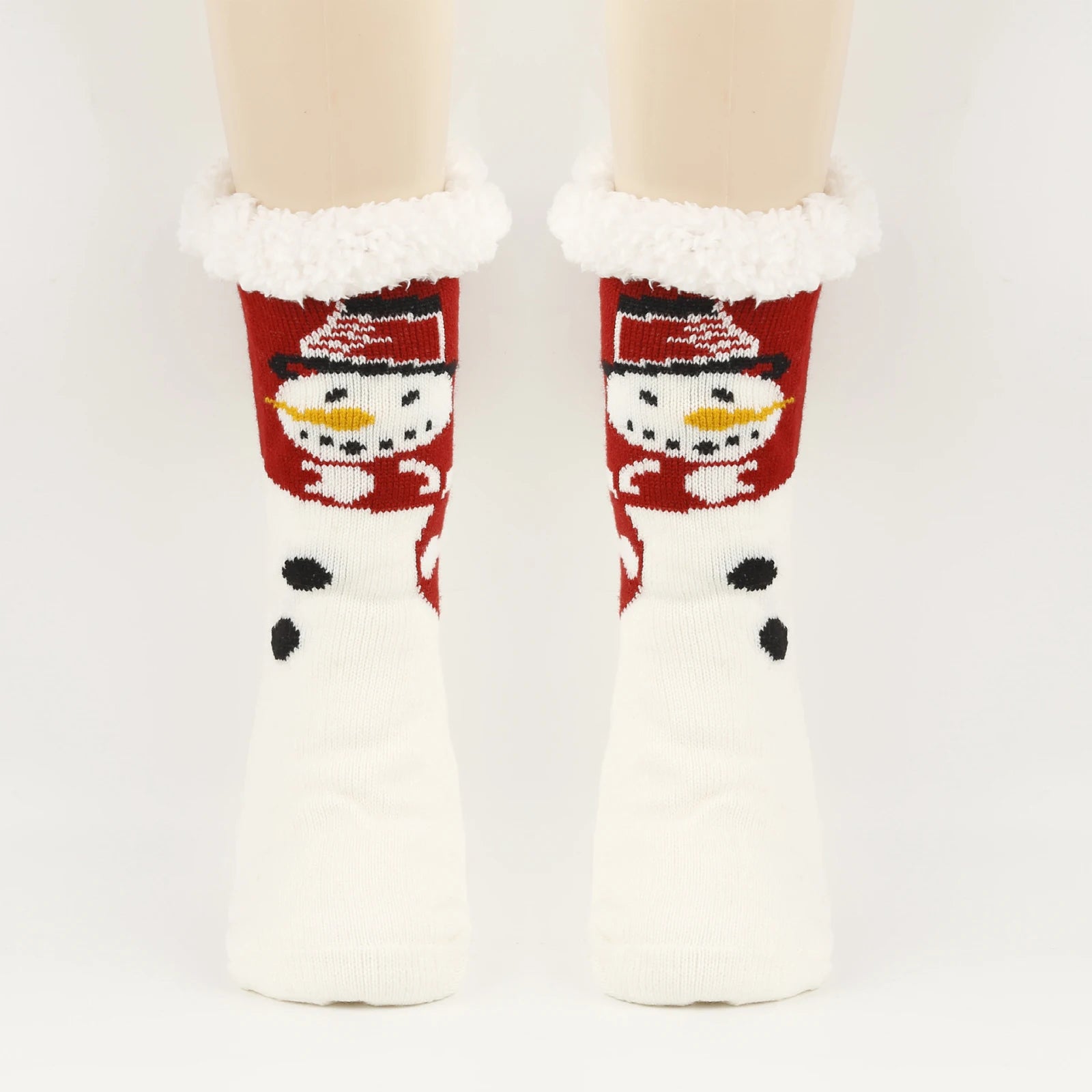Women'S Christmas Socks Floor Socks Snow Boots Thickened Fleece Home Sleep Socks Carpet Sock Covers Winter Warm Socks Women