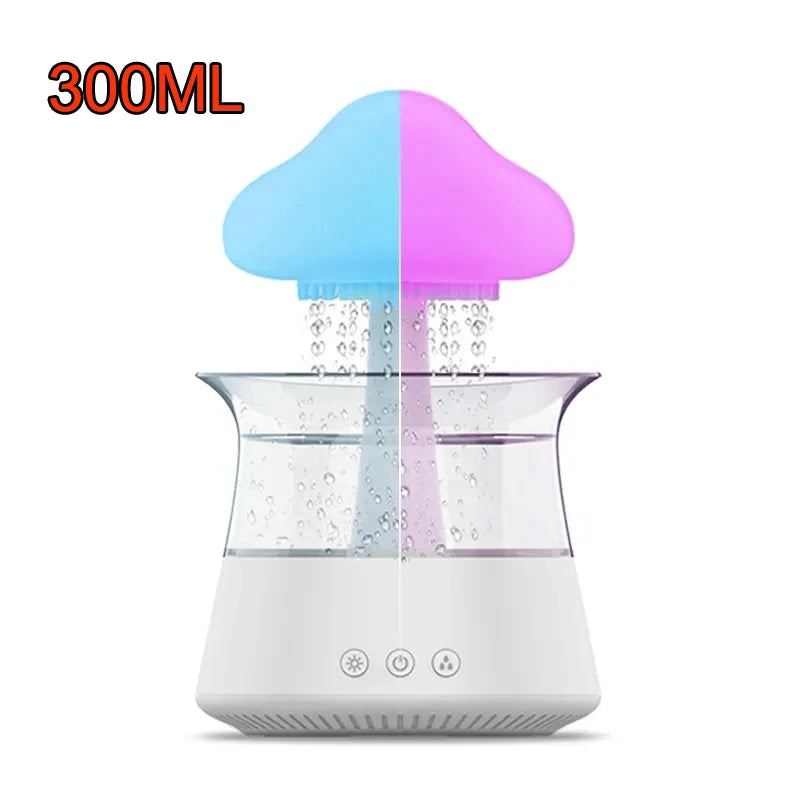 Cloud & Raindrop LED Aromatherapy Humidifier