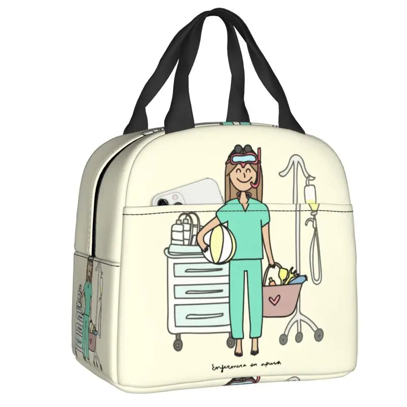 Enfermera Doctor Nurse Lunch Bag