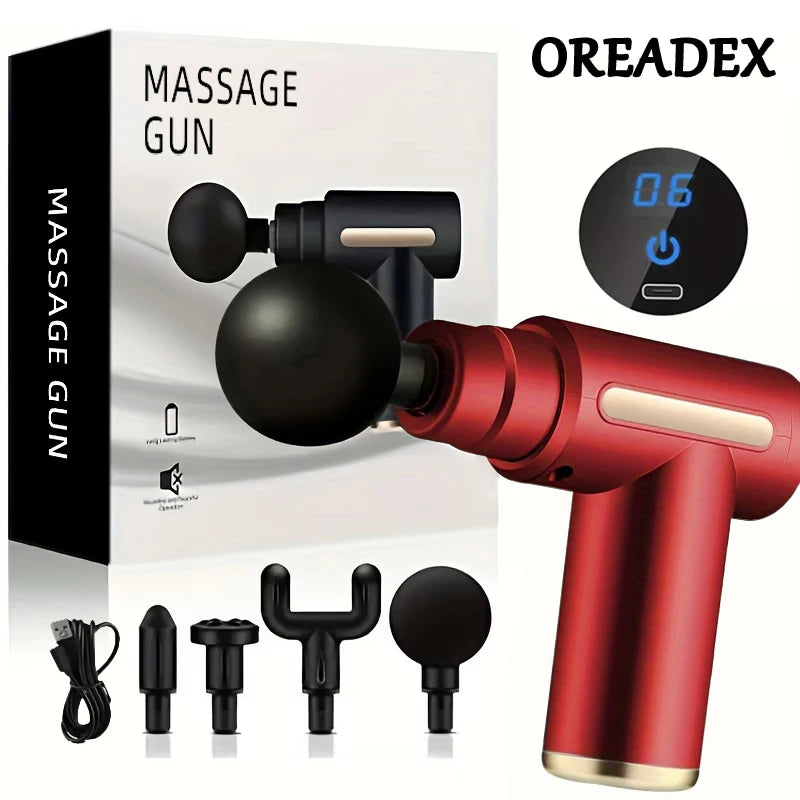 LED Touch Screen Massage Gun