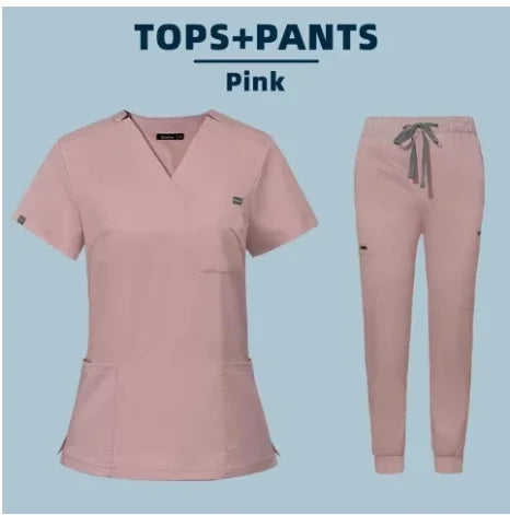 Medical Work Uniform Set for Doctors and Nurses