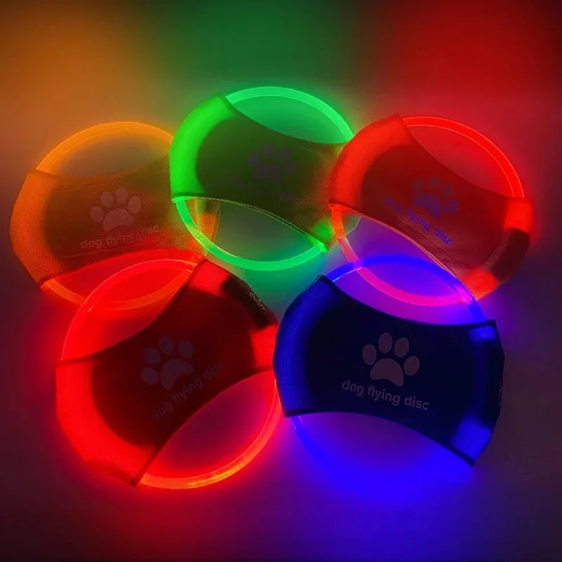 LED Dog Flying Disc Toy