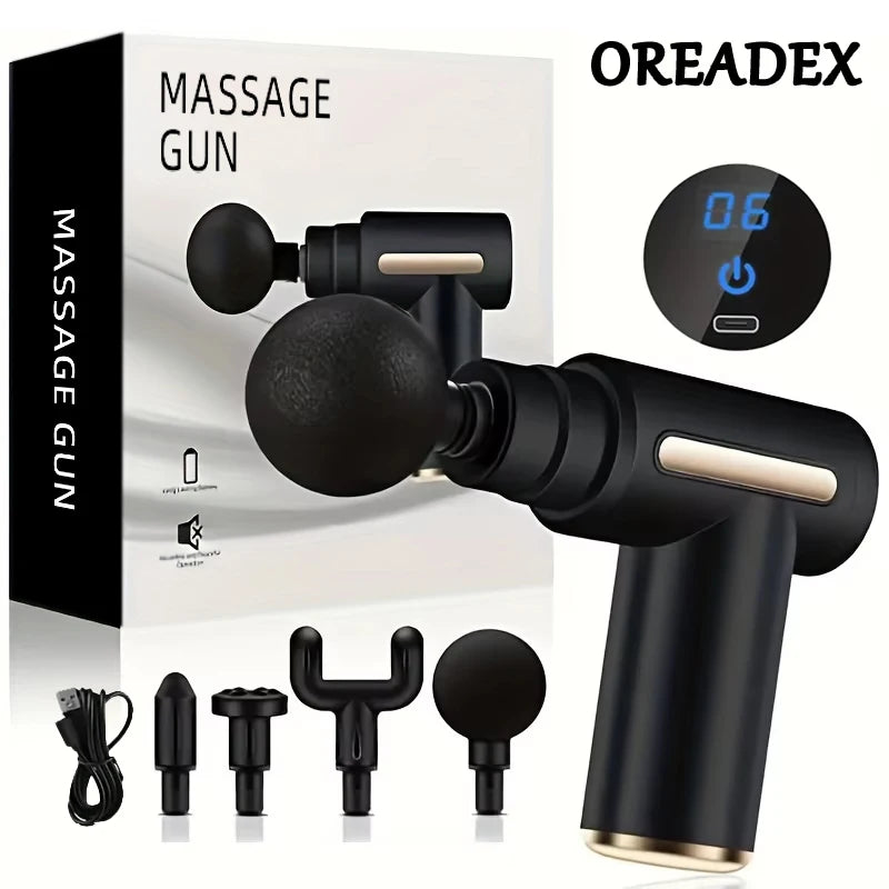 LED Touch Screen Massage Gun