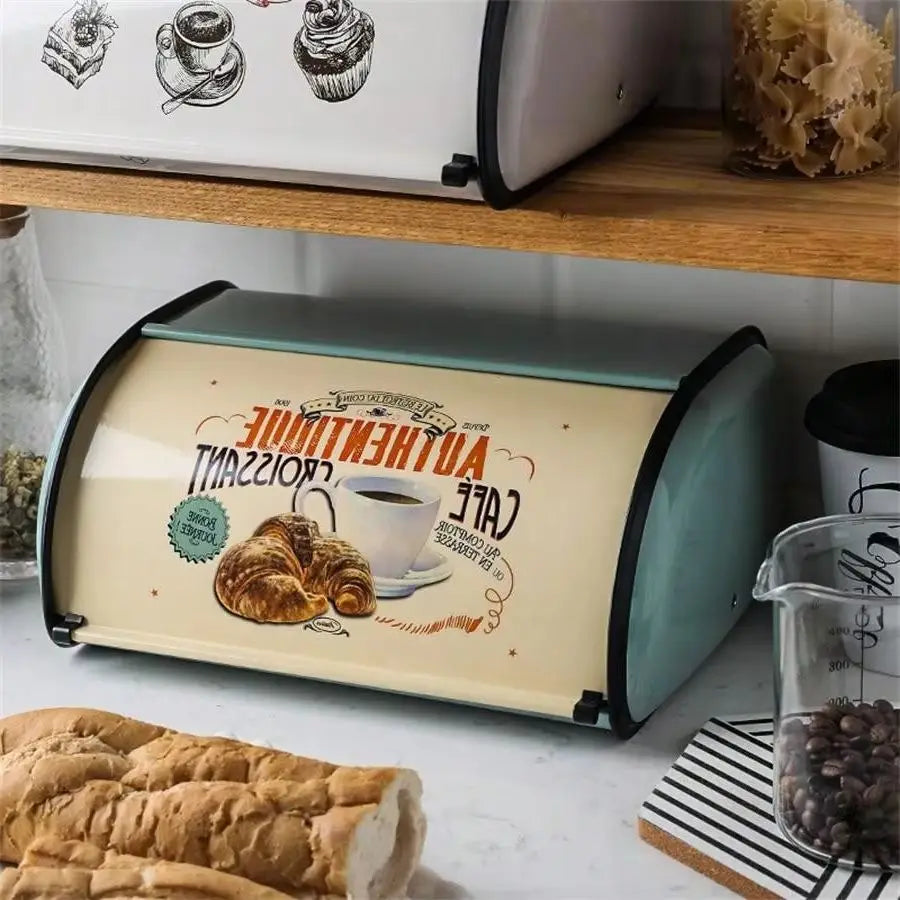 Large Capacity Stainless Steel Bread Storage Box