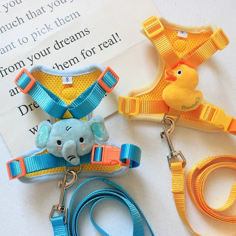 Adjustable French Bulldog Harness Set