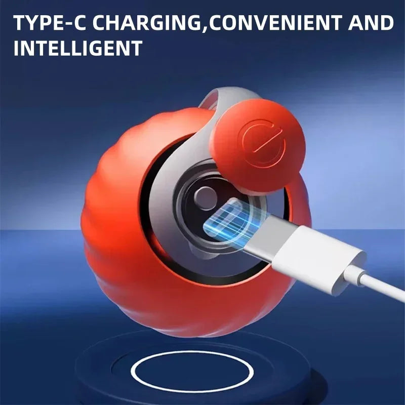 Smart Electric Cat Toy Ball with Feather Teaser