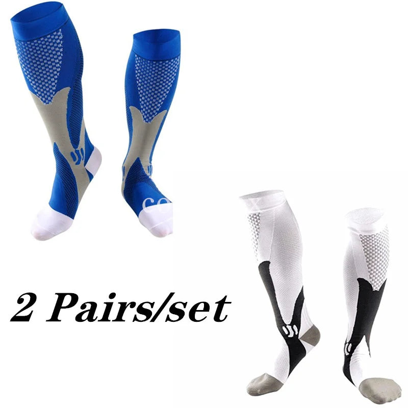 Compression Socks Knee High 2-4 Pairs