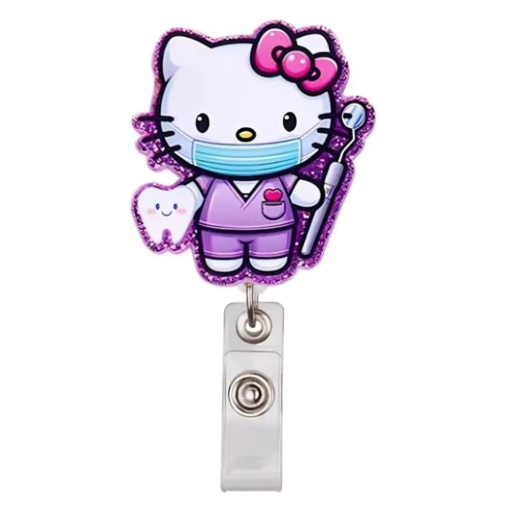 MINISO Kitty Cats Badge Reels