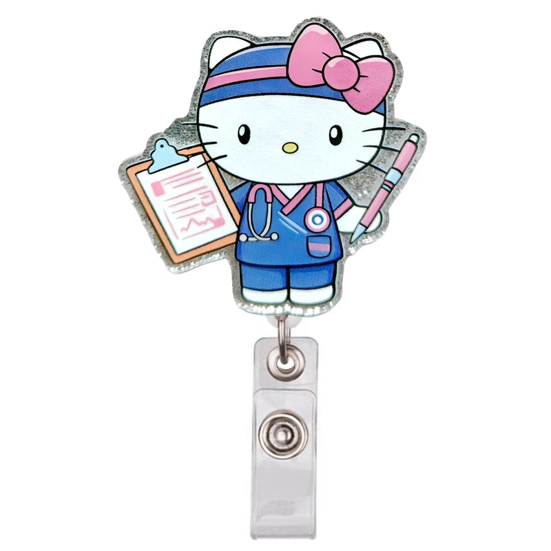MINISO Kitty Cats Badge Reels