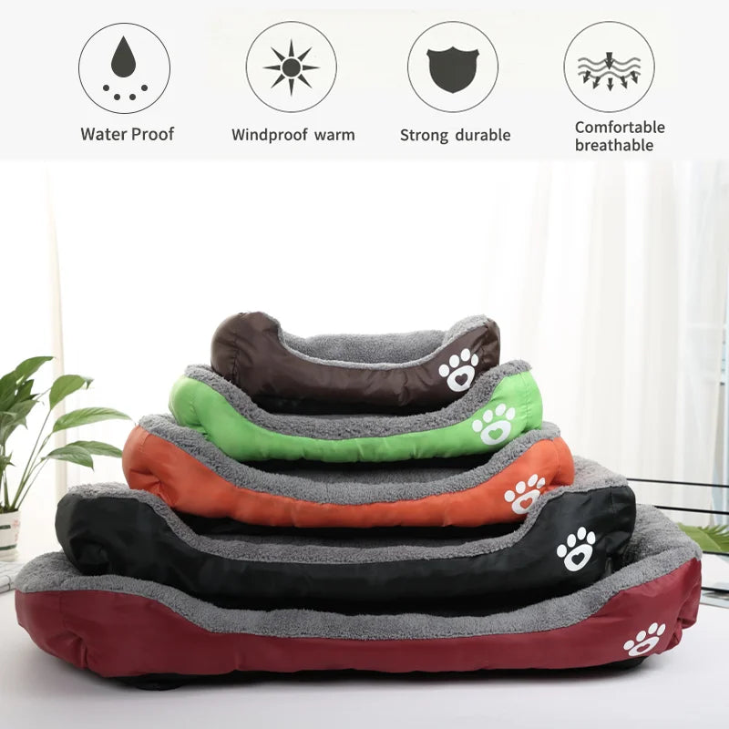 Plush Pet Bed for Cats and Dogs