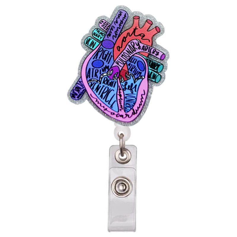 Cartoon PVC Nurse Badge Reel