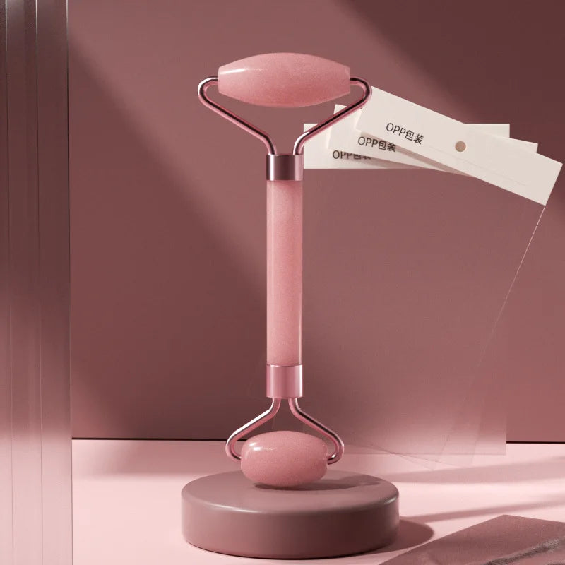 2PCS Resin Gua Sha & Face Roller Set – Anti-Aging Facial Massager