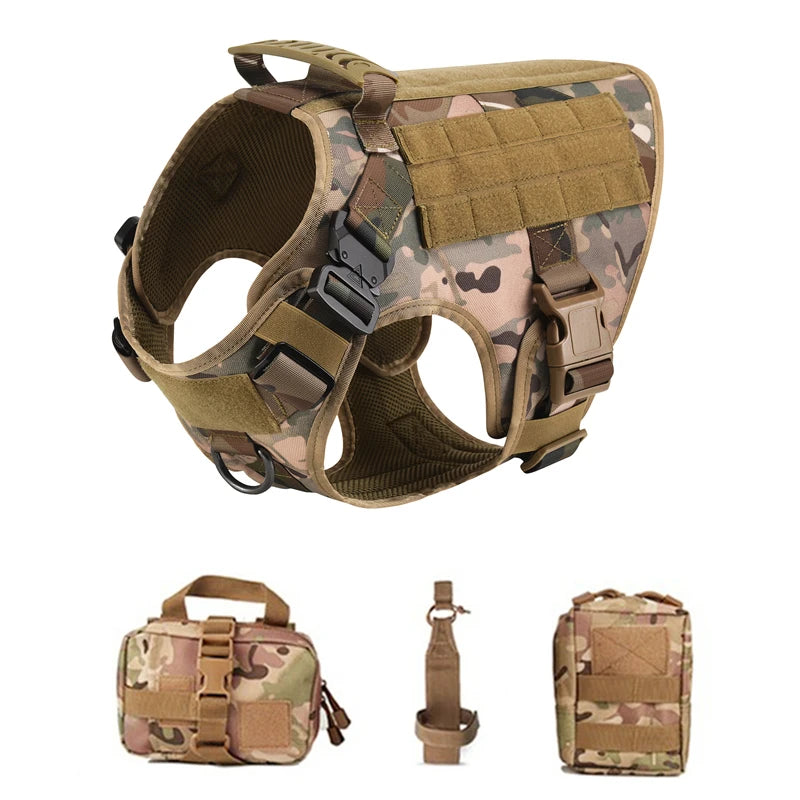 K9 Tactical Dog Harness Set