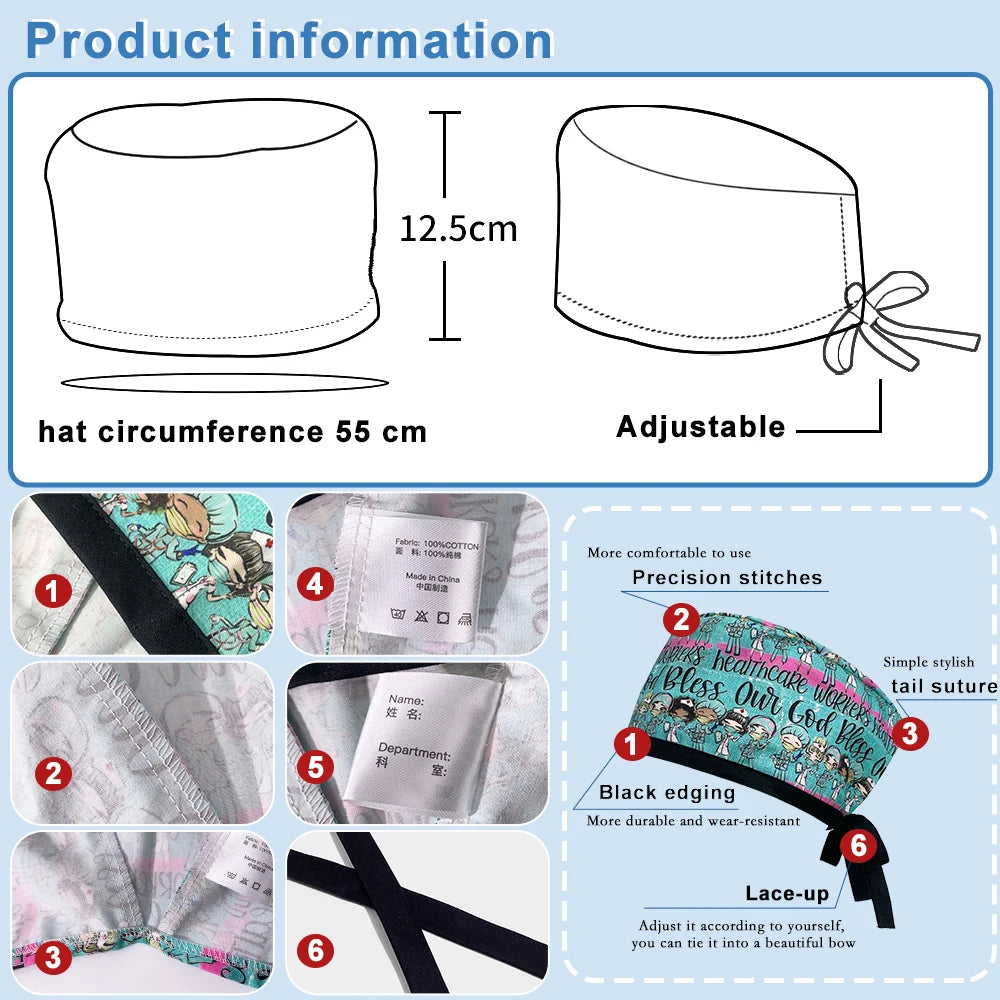 Hemming Cotton Skull Cartoon Hat