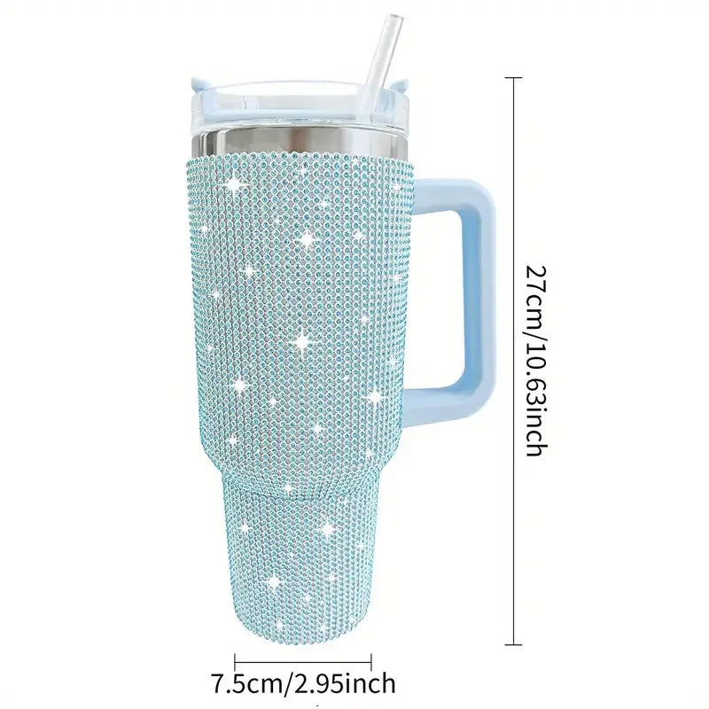 Sparkling Studded 40oz Insulated Tumbler