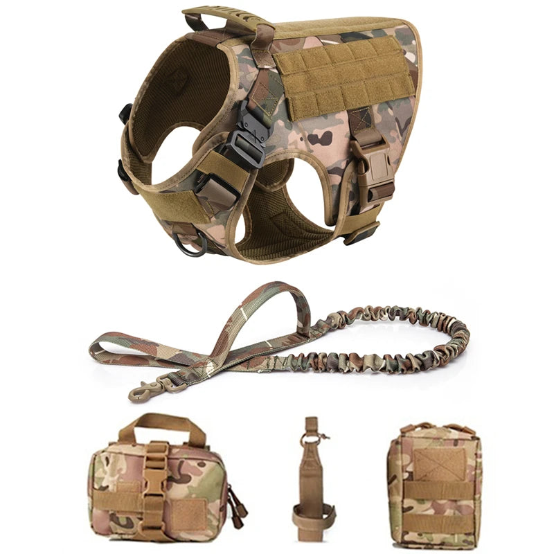 K9 Tactical Dog Harness Set