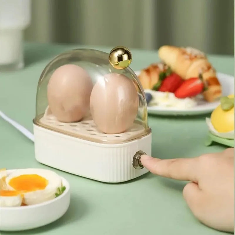 2-Egg Electric Egg Cooker with Auto Shut-Off