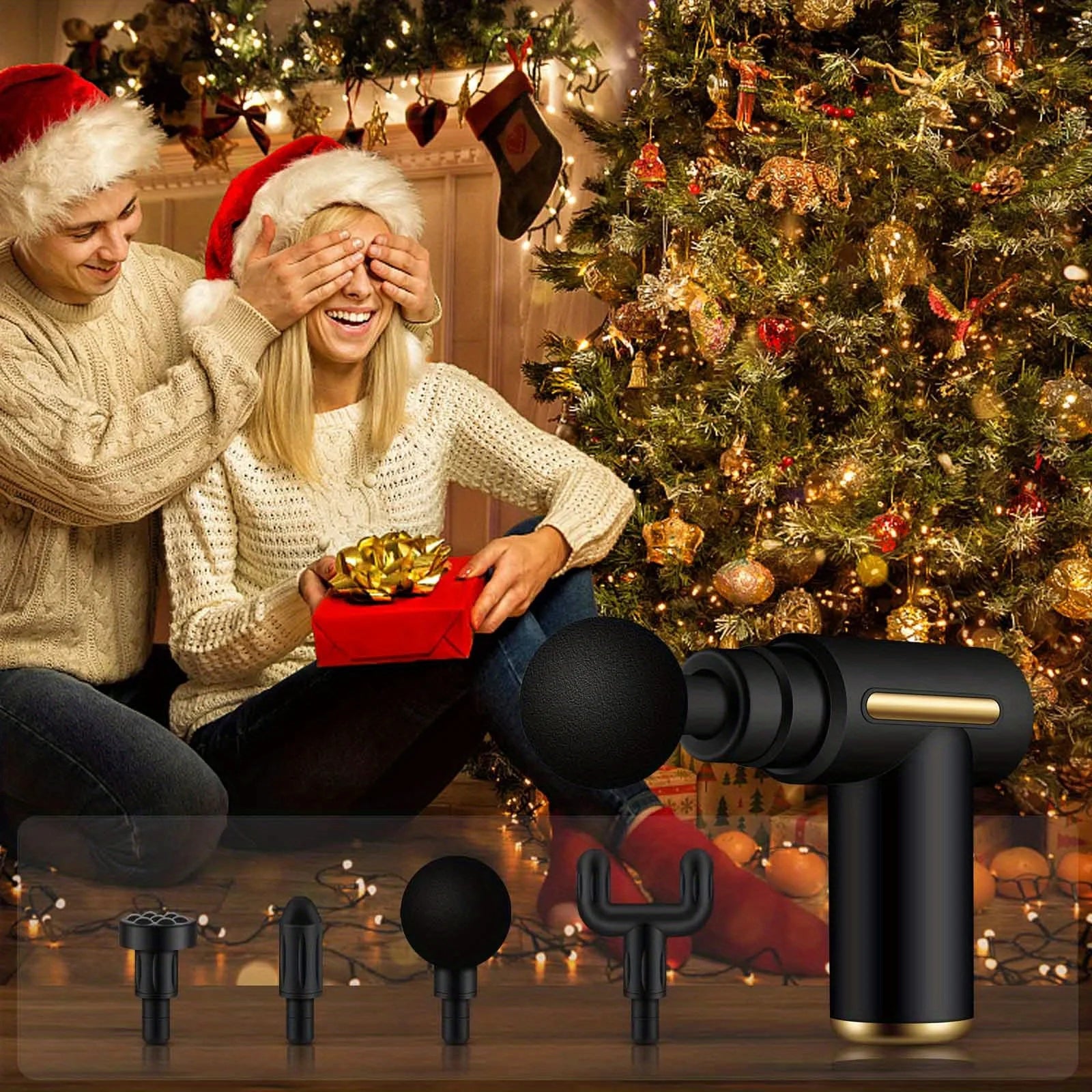 LED Touch Screen Massage Gun