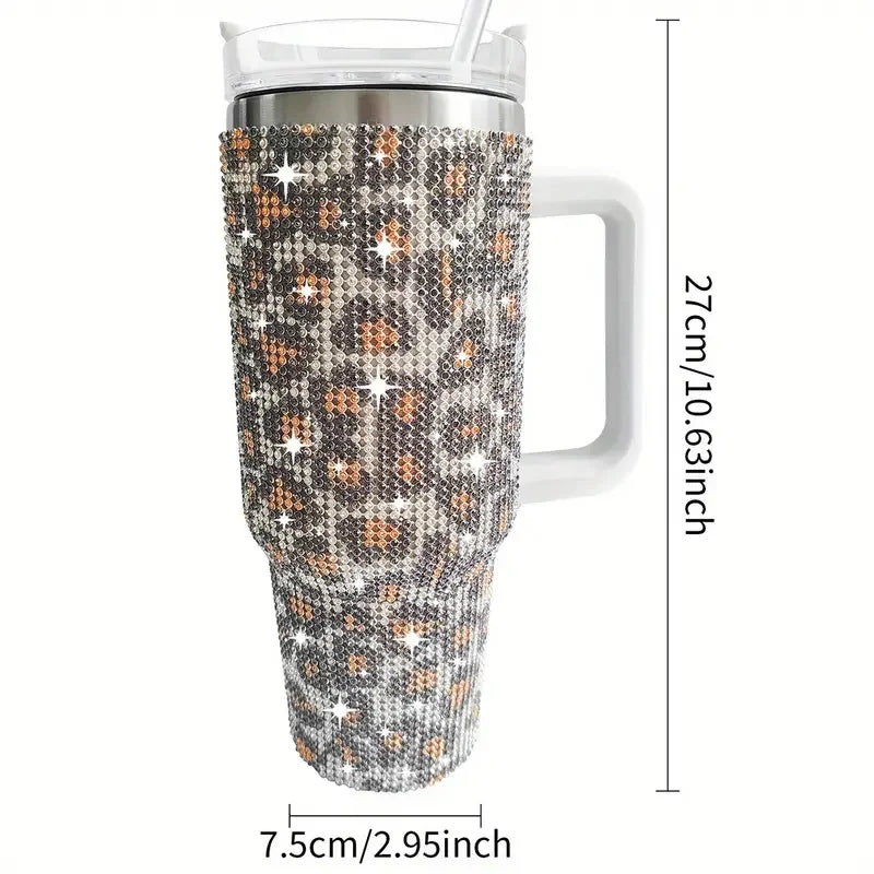 Sparkling Studded 40oz Insulated Tumbler