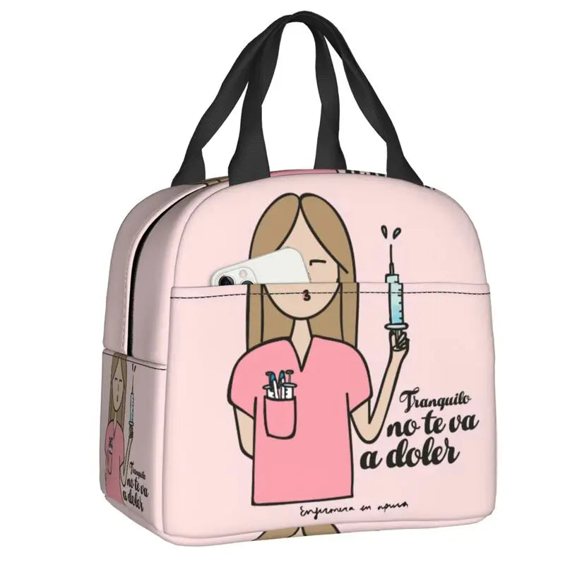 Enfermera Doctor Nurse Lunch Bag