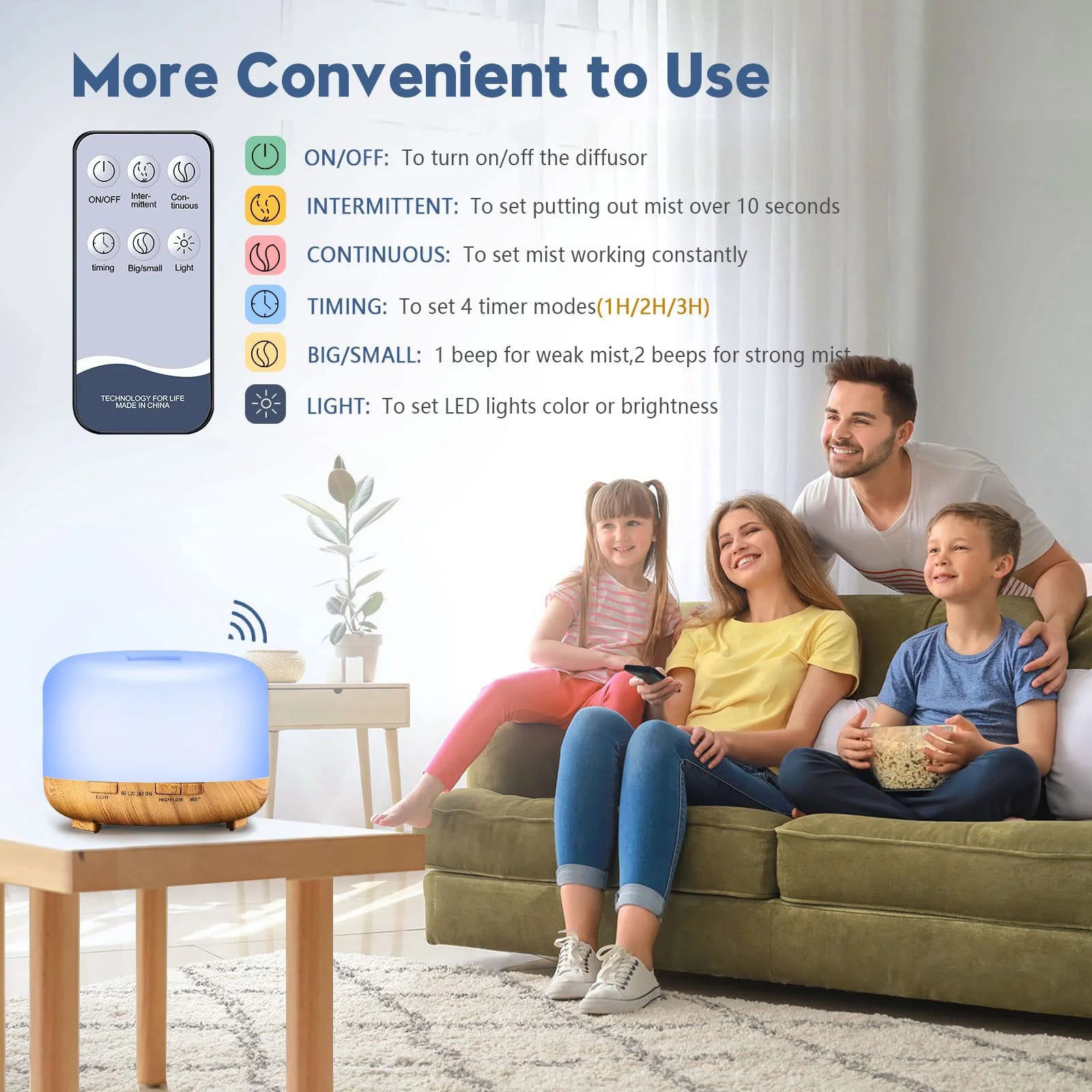 Aromatherapy Oil Diffuser Humidifier