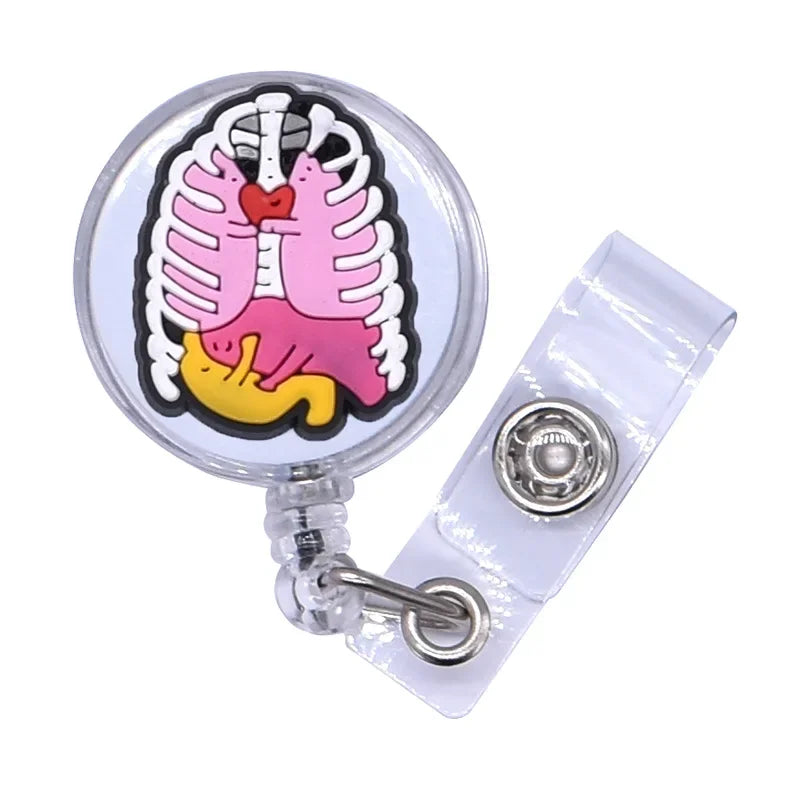 Silicone Retractable Nurse Badge Holder